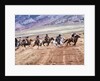 Cowboy's in motion across the field by Anonymous