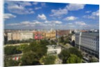Pest, Belvaros, St. Stephen's Basilica, Erzsebet Square and the town from the panoramic wheel by Anonymous