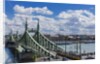Szabadsag hid (Liberty Bridge or Freedom Bridge), River Danube and the town of Pest by Anonymous