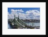 Szabadsag hid (Liberty Bridge or Freedom Bridge), River Danube and the town of Pest by Anonymous