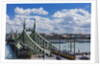 Szabadsag hid (Liberty Bridge or Freedom Bridge), River Danube and the town of Pest by Anonymous