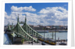Szabadsag hid (Liberty Bridge or Freedom Bridge), River Danube and the town of Pest by Anonymous