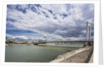 The river Danube, the Elisabeth Bridge, the town of Pest by Anonymous