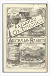 Paysandu ox tongue, 1890s. by Anonymous