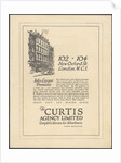 Curtis Advertising Agency, 1920s. Artist: Wilfred Fryer by Anonymous