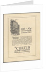 Curtis Advertising Agency, 1920s. Artist: Wilfred Fryer by Anonymous