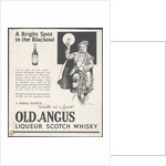 Old Angus Liqueur Scotch Whisky, 1920s. by Anonymous
