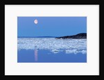 Full Moon and Melting Sea Ice, Repulse Bay, Nunavut Territory, Canada by Anonymous