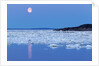 Full Moon and Melting Sea Ice, Repulse Bay, Nunavut Territory, Canada by Anonymous