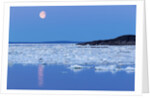 Full Moon and Melting Sea Ice, Repulse Bay, Nunavut Territory, Canada by Anonymous