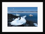 Full Moon and Iceberg, Repulse Bay, Nunavut Territory, Canada by Anonymous
