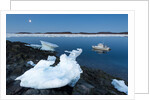 Full Moon and Iceberg, Repulse Bay, Nunavut Territory, Canada by Anonymous