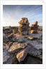 Stone Cairns in Arctic, Nunavut Territory, Canada by Anonymous
