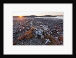 Stone Cairn in Arctic, Nunavut Territory, Canada by Anonymous