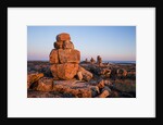 Stone Cairns in Arctic, Nunavut Territory, Canada by Anonymous