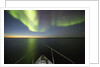 Northern Lights above Expedition Boat, Nunavut, Canada by Anonymous