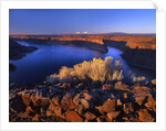 Lake Billy Chinook from Cove Palisades overlook at sunrise by Anonymous