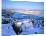 Lake Billy Chinook with blanket of snow by Anonymous