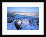 Lake Billy Chinook with blanket of snow by Anonymous