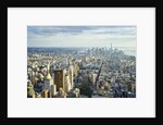 Manhattan skyline from above, New York City by Anonymous