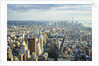 Manhattan skyline from above, New York City by Anonymous