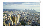 Manhattan skyline from above, New York City by Anonymous