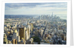 Manhattan skyline from above, New York City by Anonymous