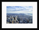 Manhattan skyline from above, New York City by Anonymous