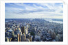 Manhattan skyline from above, New York City by Anonymous