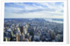 Manhattan skyline from above, New York City by Anonymous