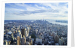 Manhattan skyline from above, New York City by Anonymous
