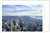 Manhattan skyline from above, New York City by Anonymous