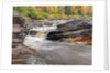 Bonanza Falls, where the Iron river glides over smooth slanted rocks. by Anonymous