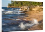 Small waterfall along the edge of Miner's beach at Lake Superior in Pictured Rocks National Seashore by Anonymous