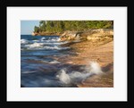 Small waterfall along the edge of Miner's beach at Lake Superior in Pictured Rocks National Seashore by Anonymous