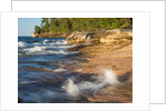 Small waterfall along the edge of Miner's beach at Lake Superior in Pictured Rocks National Seashore by Anonymous