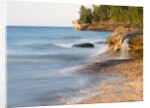 Small waterfall along the edge of Miner's beach at Lake Superior in Pictured Rocks National Seashore by Anonymous
