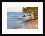Small waterfall along the edge of Miner's beach at Lake Superior in Pictured Rocks National Seashore by Anonymous