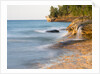 Small waterfall along the edge of Miner's beach at Lake Superior in Pictured Rocks National Seashore by Anonymous
