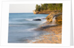 Small waterfall along the edge of Miner's beach at Lake Superior in Pictured Rocks National Seashore by Anonymous
