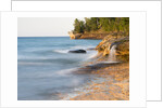 Small waterfall along the edge of Miner's beach at Lake Superior in Pictured Rocks National Seashore by Anonymous