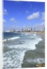 The beach near the Old Jaffa.Tel Aviv on the background. by Anonymous