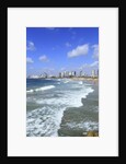 The beach near the Old Jaffa.Tel Aviv on the background. by Anonymous