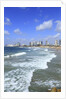 The beach near the Old Jaffa.Tel Aviv on the background. by Anonymous