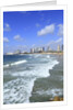 The beach near the Old Jaffa.Tel Aviv on the background. by Anonymous