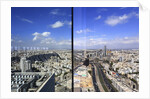 The city view from the Azrieli observatory. by Anonymous