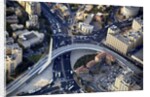 Air View of the Calatrava bridge. by Anonymous
