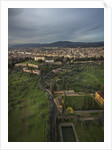 Air view of the town by drone by Anonymous