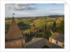 Air view of the old town by drone by Anonymous