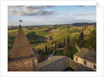 Air view of the old town by drone by Anonymous